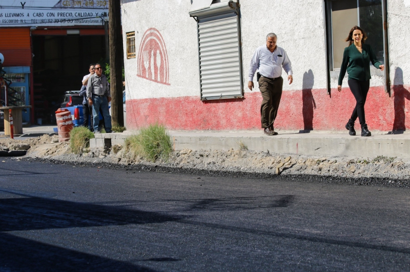 SUPERVISA CLARA AVANCES EN PAVIMENTACIÓN