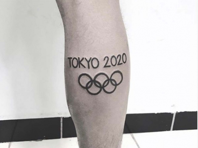 SE TATUÓ AYALA TOKYO 2020 Y AHORA PIDE SUGERENCIAS