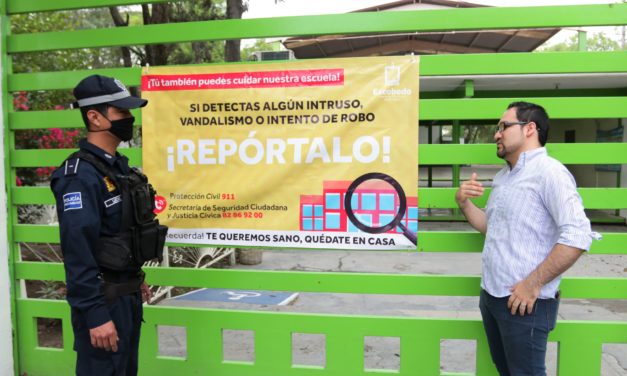 ARRANCA BLINDAJE DE ESCUELAS EN ESCOBEDO