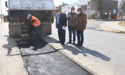 ARRANCA ESCOBEDO PROGRAMA DE BACHEO