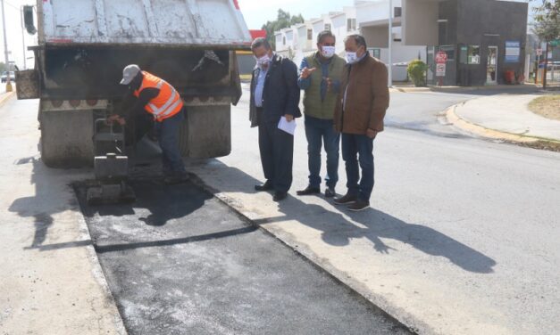 ARRANCA ESCOBEDO PROGRAMA DE BACHEO