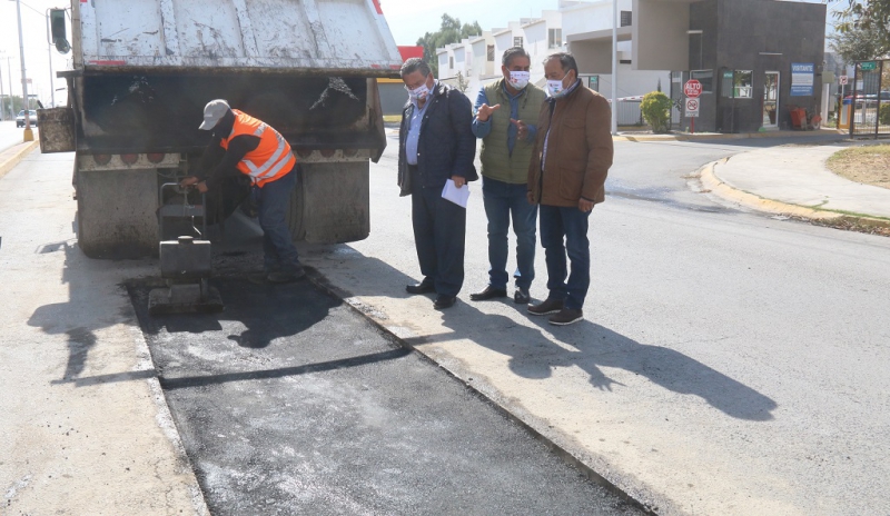 ARRANCA ESCOBEDO PROGRAMA DE BACHEO