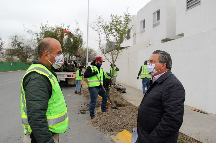 EN APOYO AL MEDIO AMBIENTE, EN ESCOBEDO AVANZA SU PROGRAMA DE REFORESTACIÓN