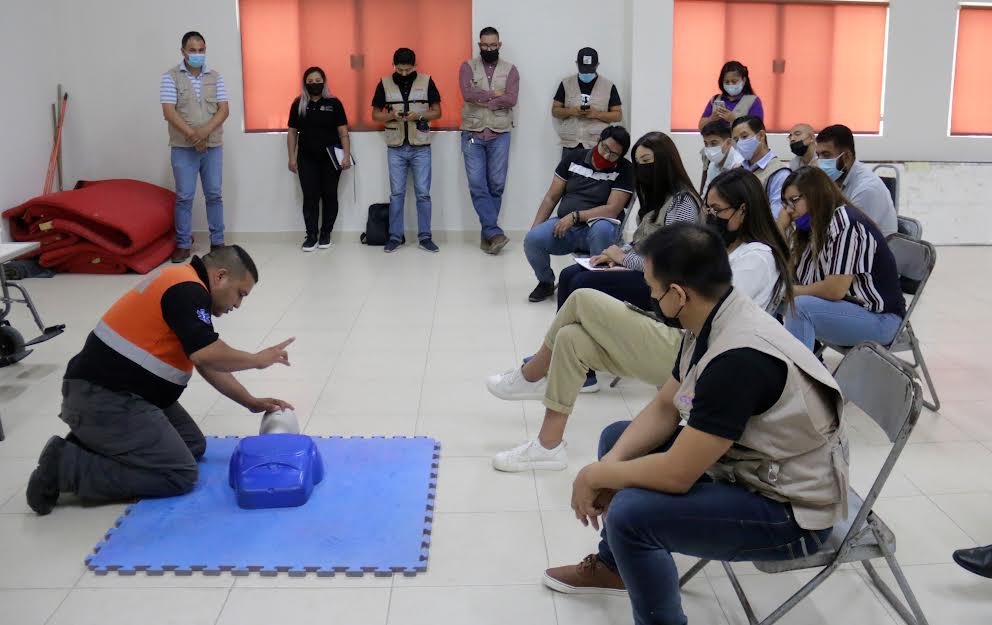 CAPACITA PROTECCION CIVIL DE ESCOBEDO EN PREVENCIÓN DE ACCIDENTES A ALIADOS CONTIGO”