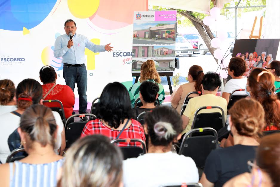 AMPLIARÁ ESCOBEDO CASA EN ROSA; ARRANCA CAMPAÑA CONTRA CÁNCER DE MAMA