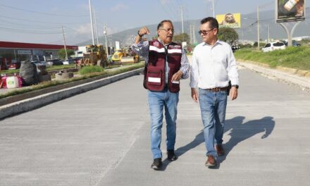 AVANZA EN ESCOBEDO LOS TRABAJOS DE REAHABILITACIÓN EN AVENIDA SENDERO