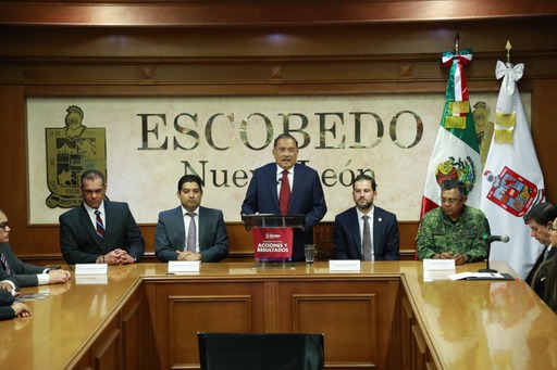 DESTACA MIJES EN SU PRIMER INFORME AVANCE FIRME Y SEGURO DE ESCOBEDO