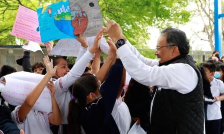 INICIA ESCOBEDO ENTRE ESTUDIANTESCAMPAÑA PARA EL CUIDADO DEL AGUA