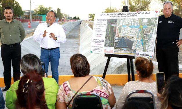 INAUGURA ESCOBEDO SISTEMA PLUVIAL EN FOMERREY 9