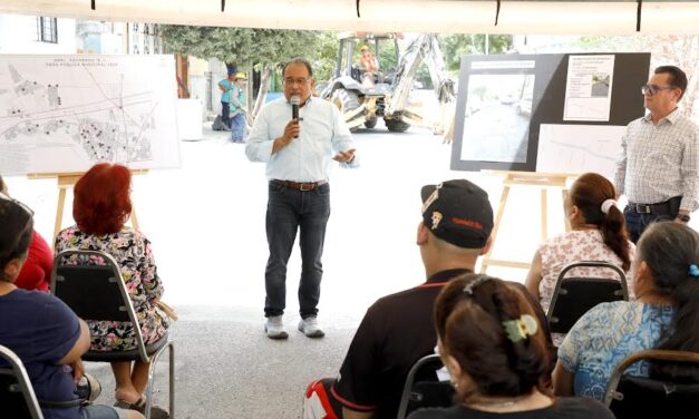 TRANSFORMARÁ ESCOBEDO PAVIMENTODE LA COLONIA FLORES MAGÓN