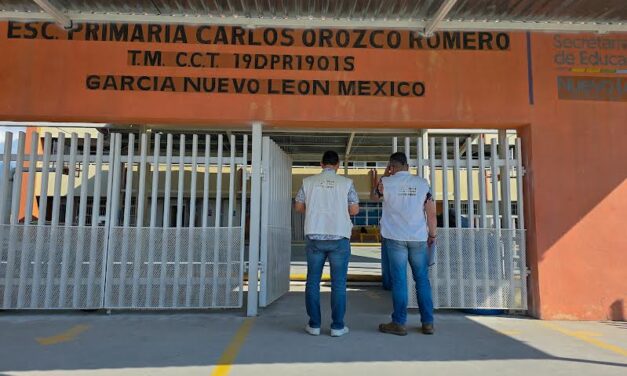 REALIZA CEDHNL RECORRIDO DE OBSERVACIÓN EN PLANTELES EDUCATIVOS