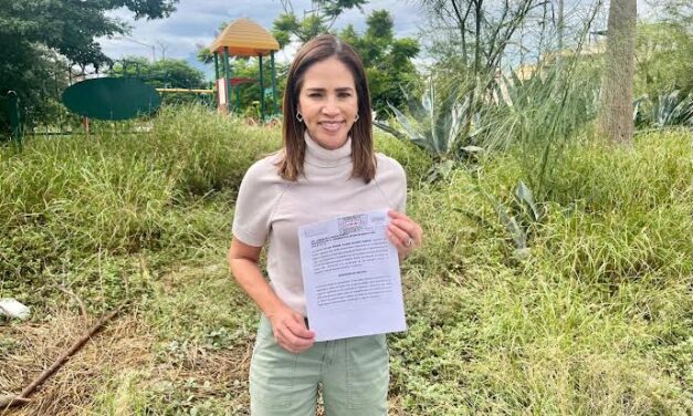 URGE IVONNE DESHIERBE DE PLAZAS EN MONTERREY