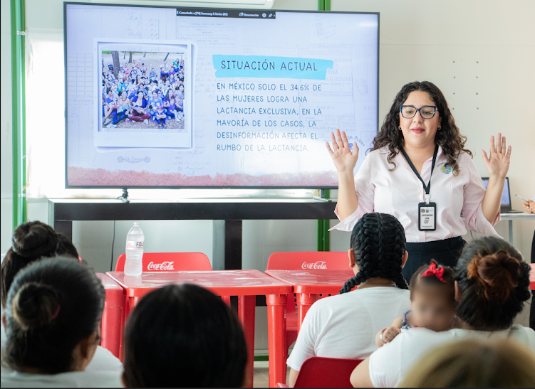 IMPARTE CEDHNL TALLER DE LACTANCIA MATERNA A MUJERES