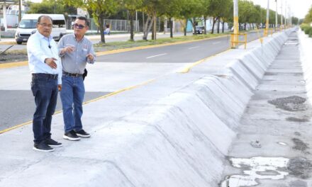 INAUGURA ESCOBEDO MODERNIZACIÓNDE ÁGUILA REAL Y CANAL PLUVIAL
