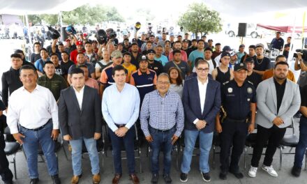 ARRANCA ESCOBEDO CAMPAÑAPARA REGULARIZAR MOTOCICLISTAS