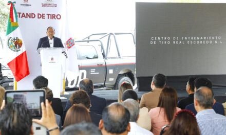 FORTALECE MIJES A PROXPOLCON NUEVO STAND DE TIRO REAL