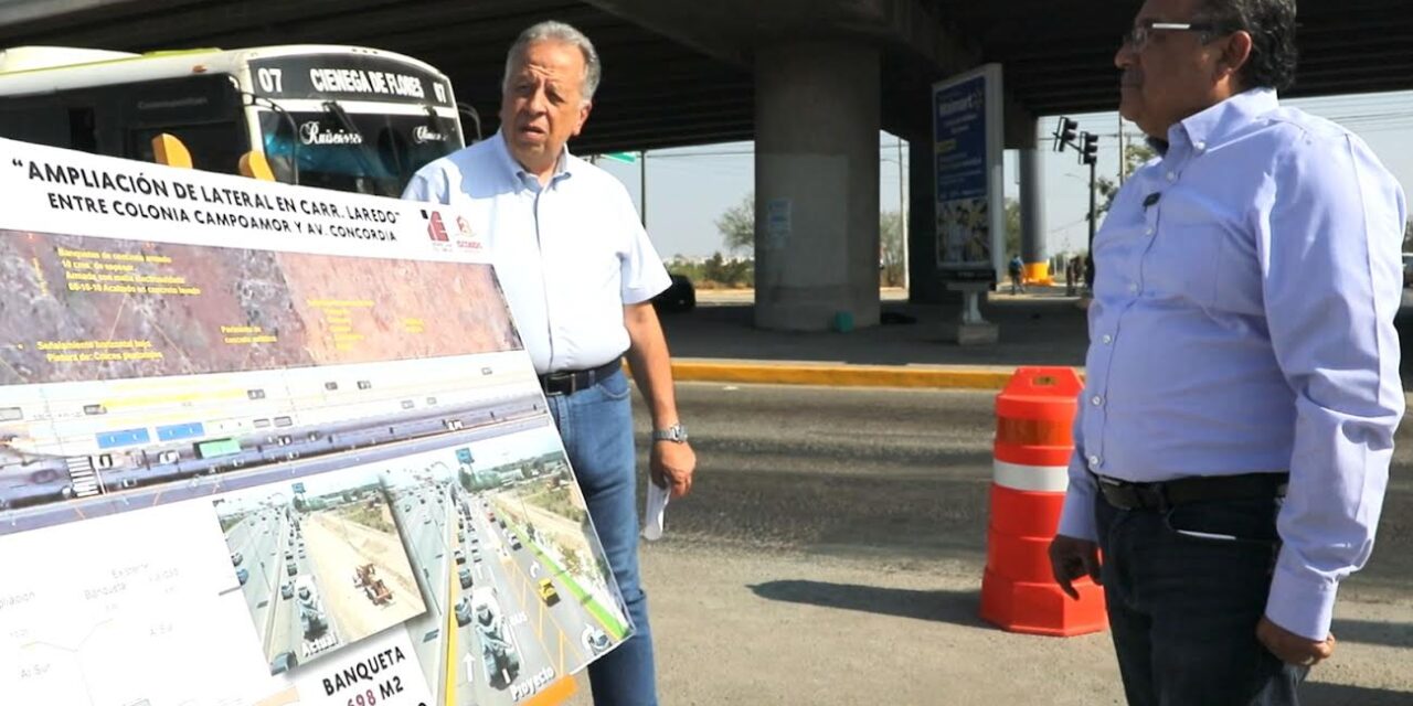 AGREGAN CARRILES A LA CARRETERA A LAREDO