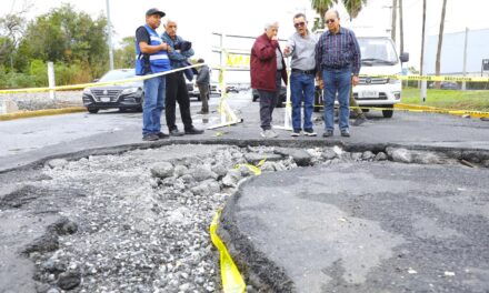 ATIENDE ESCOBEDO DAÑOS OCASIONADOS POR LLUVIAS