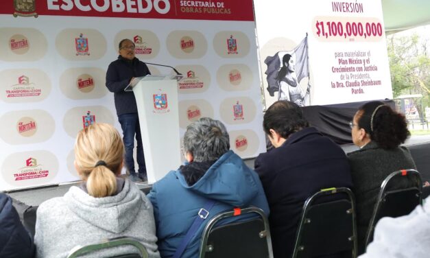 ANUNCIA ESCOBEDO INVERSIÓN HISTÓRICA EN OBRAS