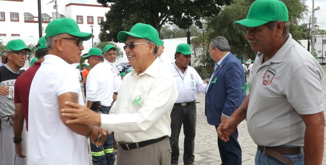 ESCOBEDO SE PONE LA VERDE Y DICE NO AL MALTRATO A ADULTOS MAYORES