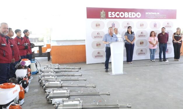 ESCOBEDO INICIA PROGRAMA DE LIMPIEZA,DESHIERBE Y FUMIGACIÓN EN ESCUELAS