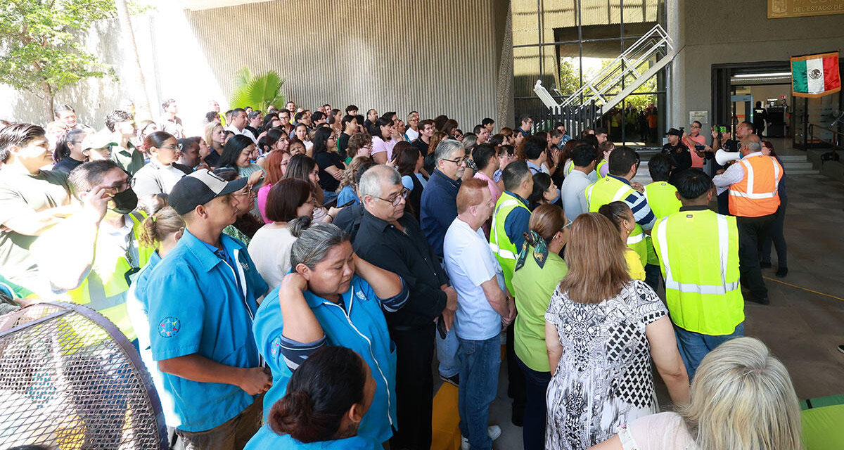 CONGRESO DE NUEVO LEÓN FORTALECE LA CULTURA DE PREVENCIÓN CON SIMULACRO DE EVACUACIÓ