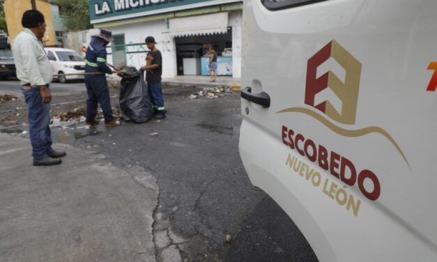 ACTIVA ESCOBEDO OPERATIVODE LIMPIEZA TRAS LLUVIAS